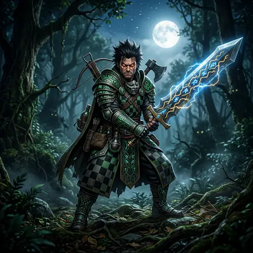 Demon Slayer: The Fearless Hunter in Battle