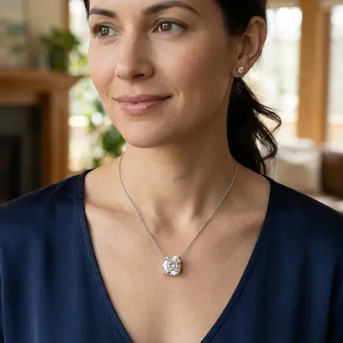 Elegant 10 Carat Diamond Necklace