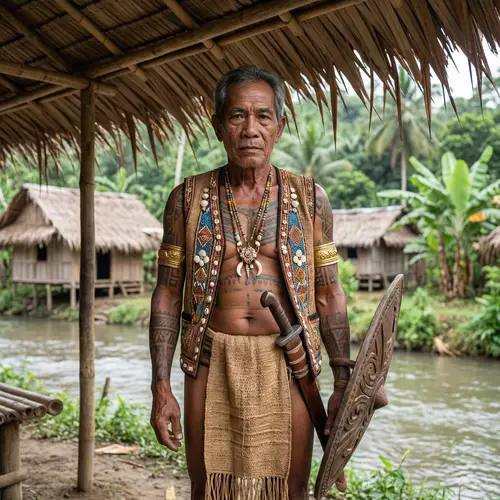 Philippine Pre-Colonial Period Realistic Portrait