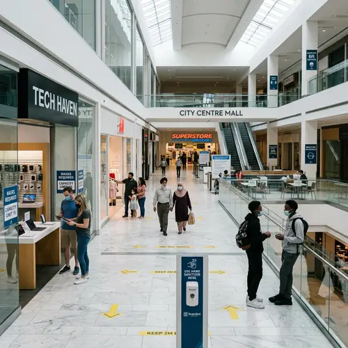Modern Shopping Mall Amid Global Pandemic | Safe Shopping Experience