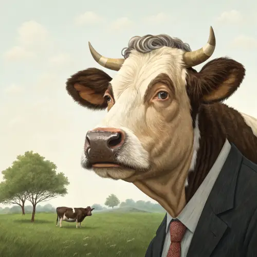 Cow with Miguel Angel Revilla's Face