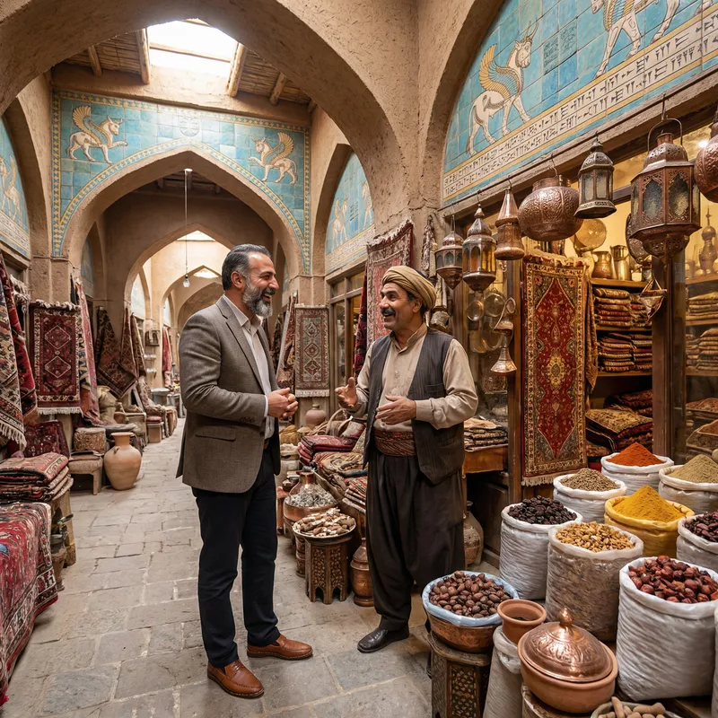 Discover Ancient Iran: Market Life and Craftsmanship