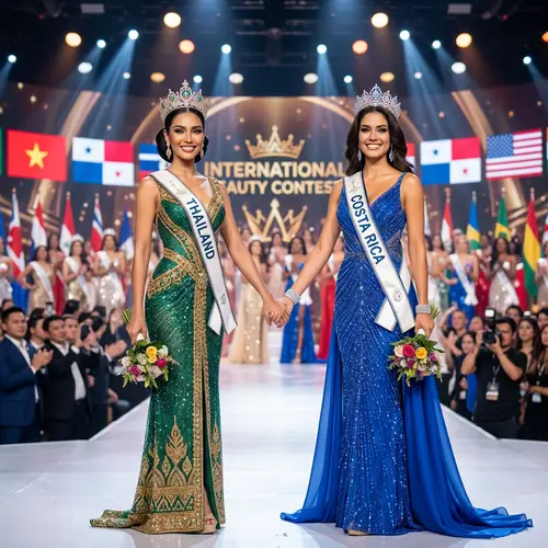 International Beauty Queens Unite in Grace and Elegance