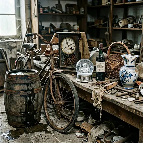 Vintage Damaged Goods and Untouched Treasure - Unique Items Collection