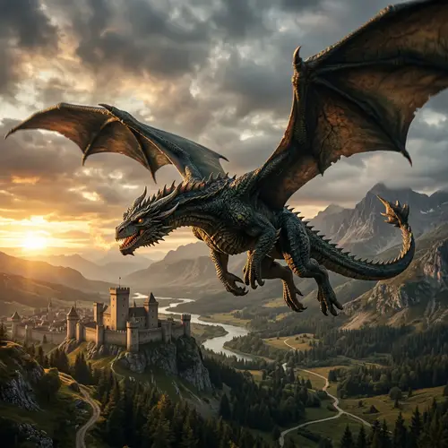 Western-Style Dragon: Mythical Creature from the West