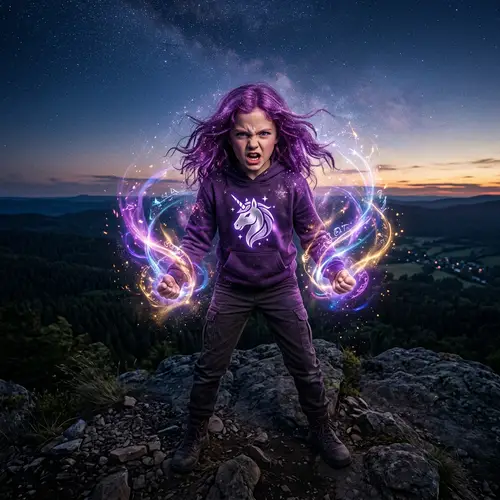 Angry Twilight Sparkle Girl | Powerful Unicorn Character