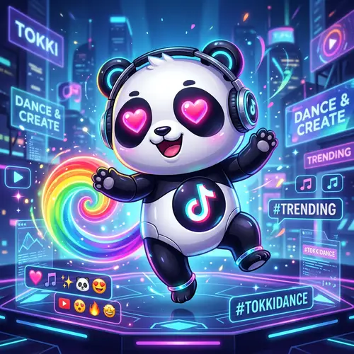 Meet Tokki: The Futuristic Digital Panda