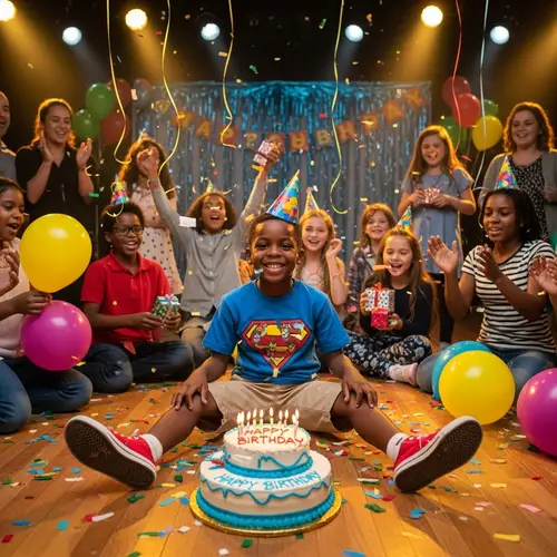 Birthday Bash: African American Boy's Celebration