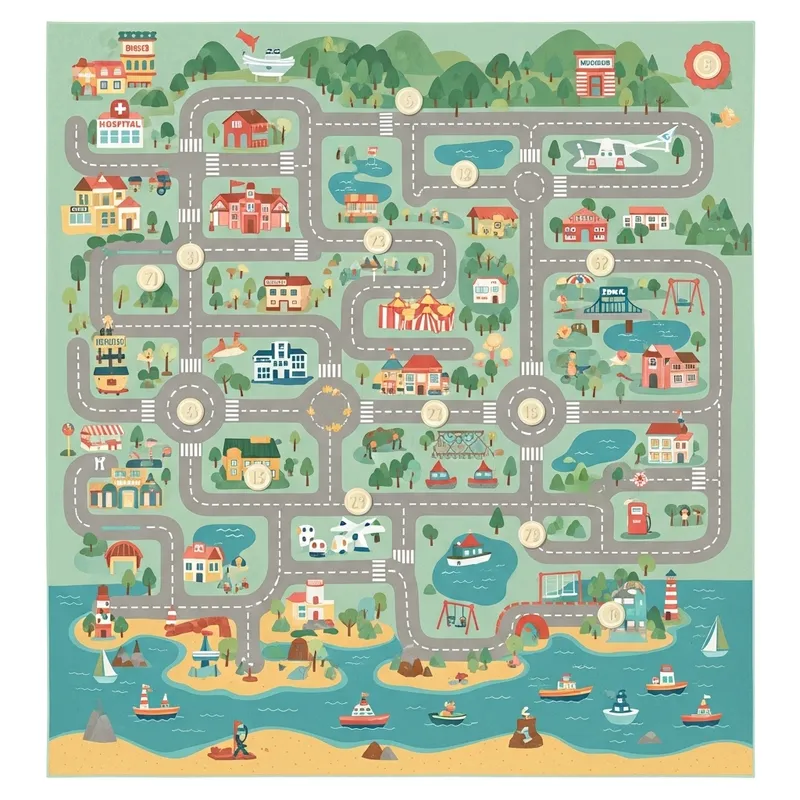 Interactive Kids Beach Towel Design for Playful Fun