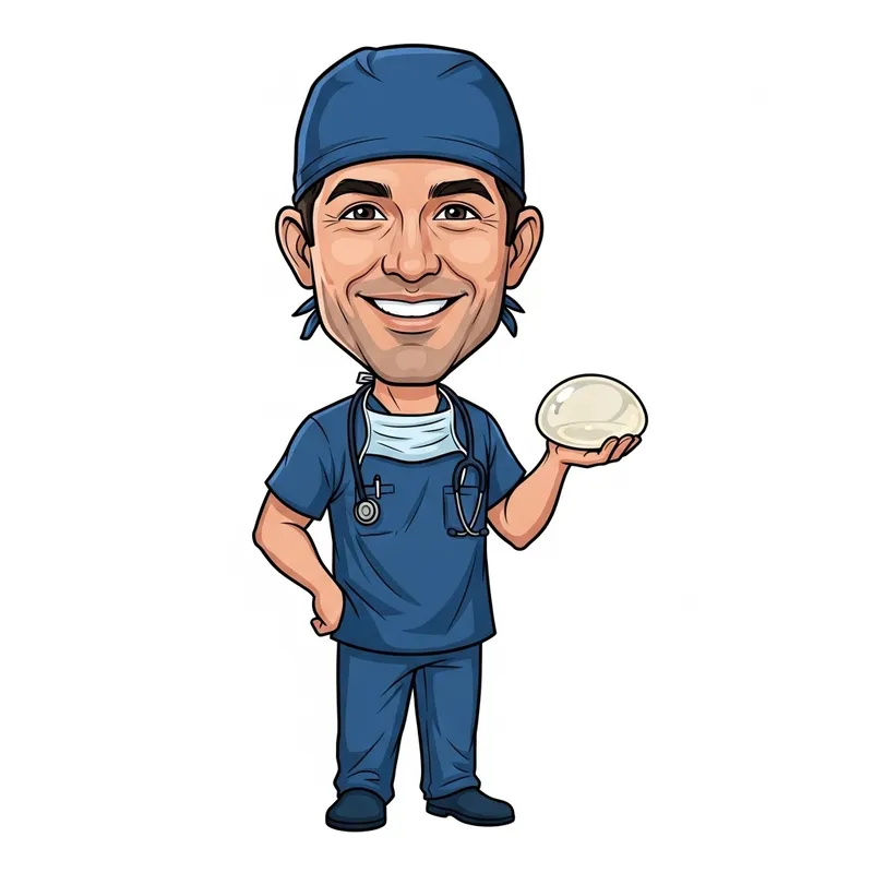 Friendly Male Doctor Cartoon Caricature Design