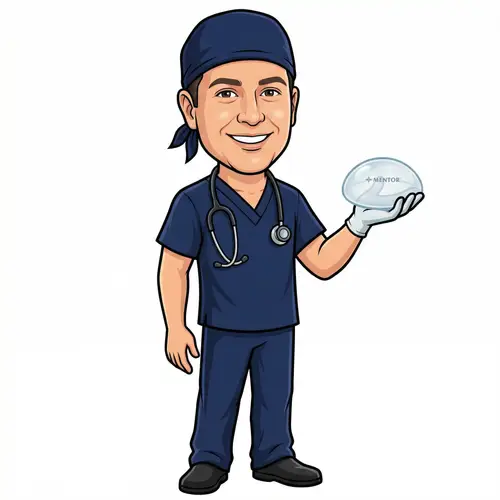 Friendly Male Doctor Cartoon Caricature Design