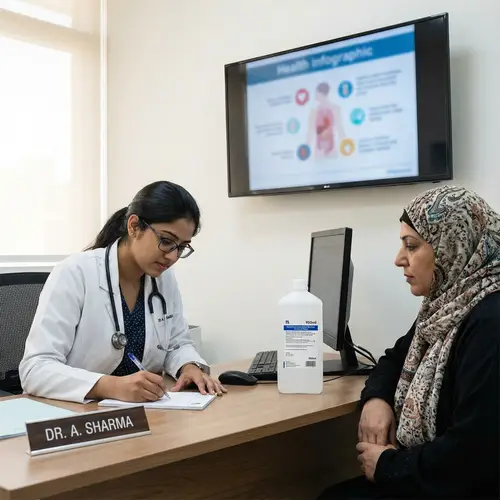 Hyper-Realistic Doctor's Office Scene