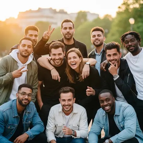 Ultra Realistic Group Photo with Popular YouTubers