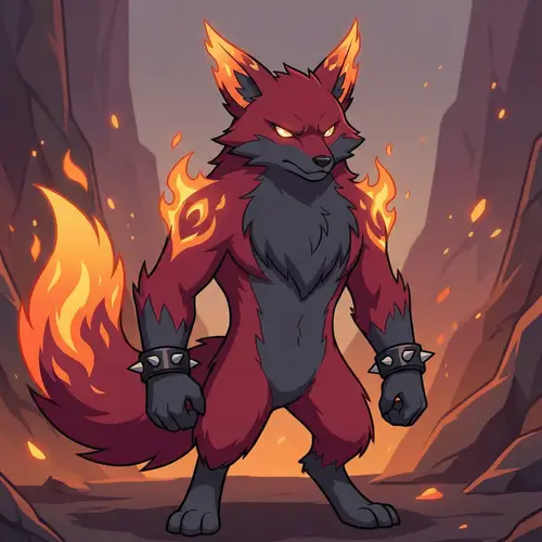 Vibrant Pokemon-Style Creature Design