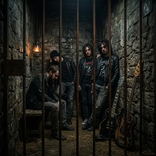 Russian Rock Band Musicians Confined in Ancient Dungeon