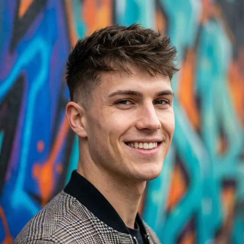 Stylish Portrait of a Handsome Young Model Stylish Portrait of a Handsome Young Model