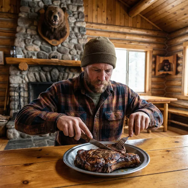 Person Eating Bear: Unique Culinary Experience