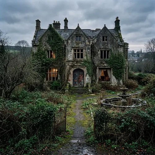 Melancholic Deceased Estates - Eerie Abandoned Mansion