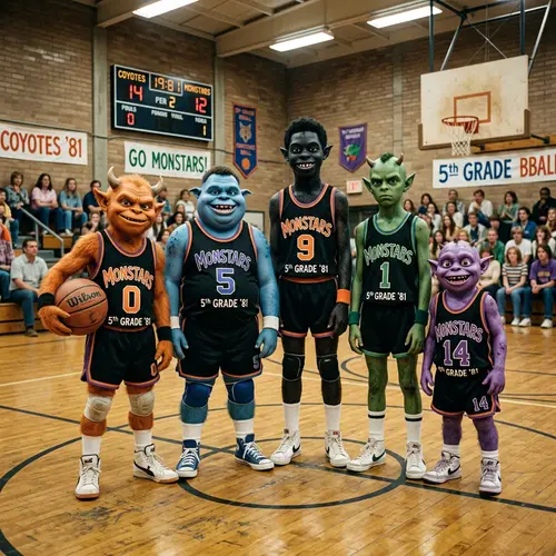 5th Grade Space Jam MonSTARS Art