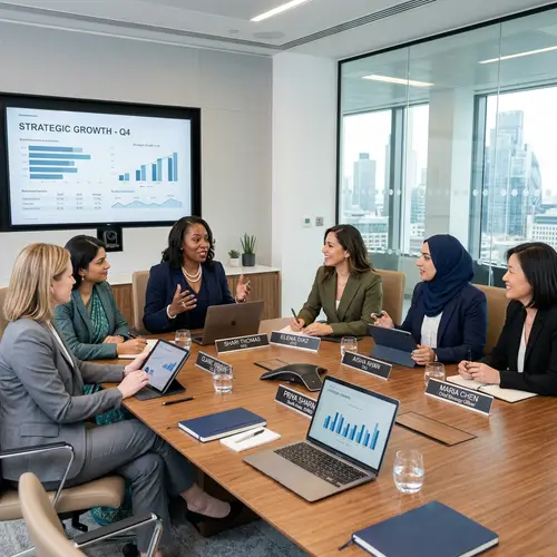 Empowered Women in Diverse Executive Roles | Leadership Scene