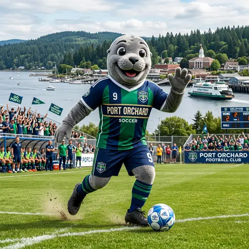 Port Orchard Soccer Mascot - Team Spirit