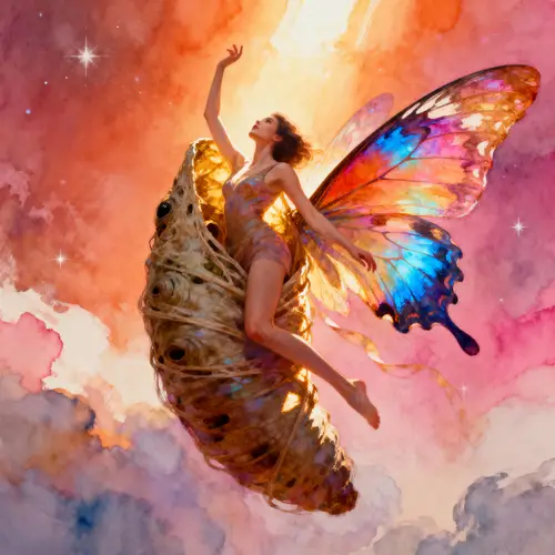 Surreal Book Cover Design: Transformation & Liberation