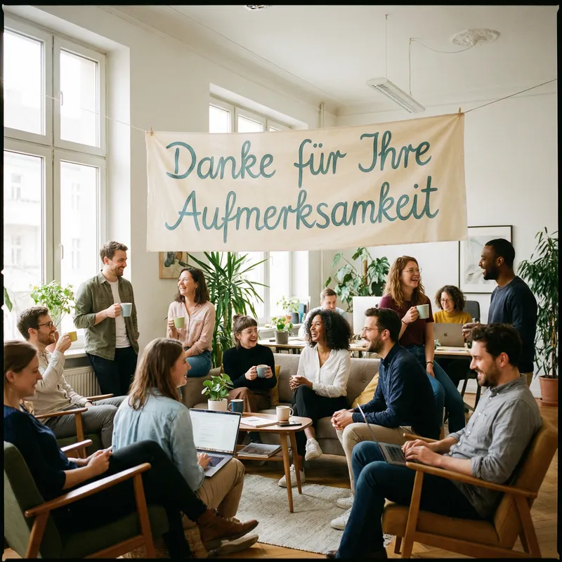 Warm Office Setting with Friendly People