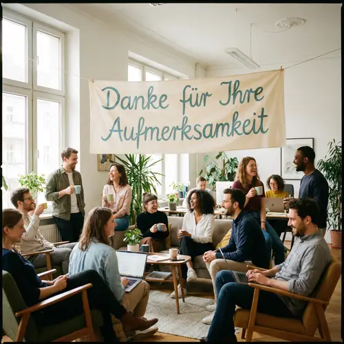 Warm Office Setting with Friendly People