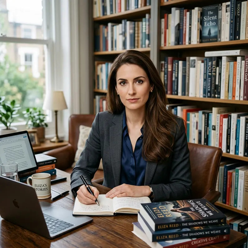 Professional Girl Author with Unique Charm