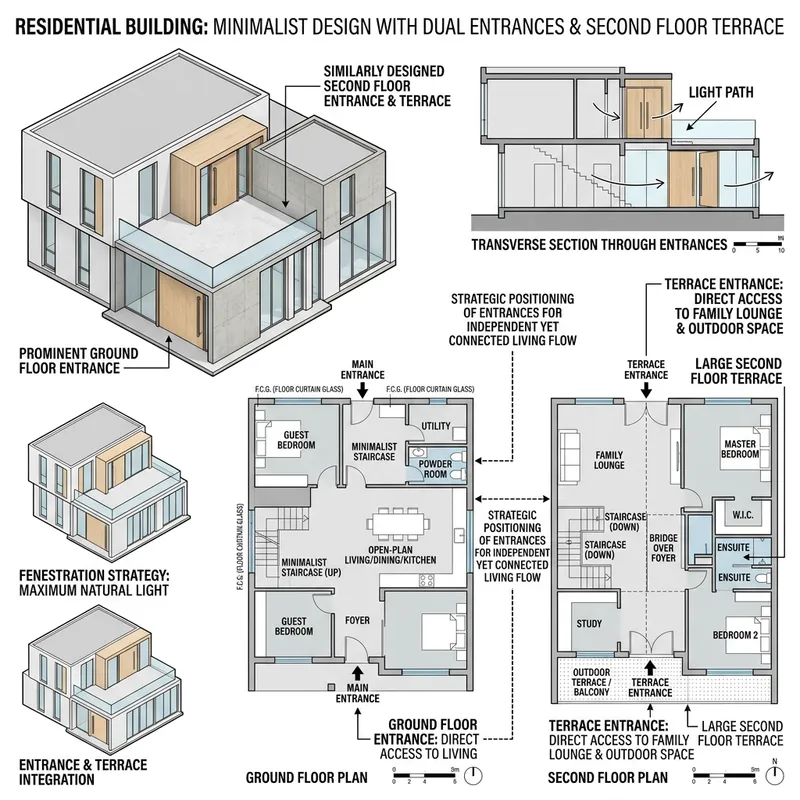 Minimalistic Architectural Design with Natural Light