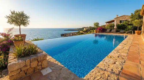 Luxury Mediterranean Swimming Pool - Stunning Photography