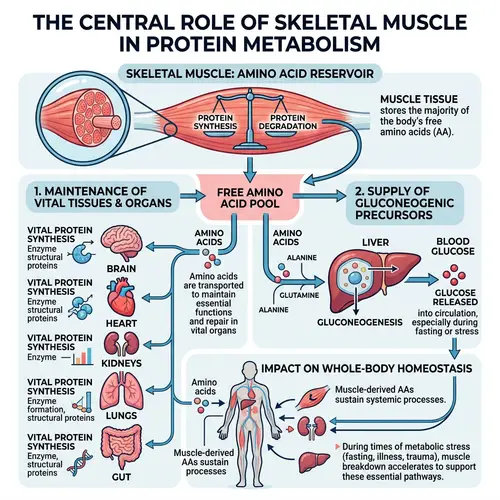 Essential Role of Muscles in Body's Protein Metabolism