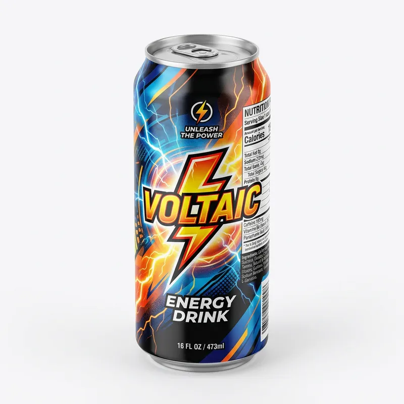 Energetic Drink Can - Boost Your Energy Now!