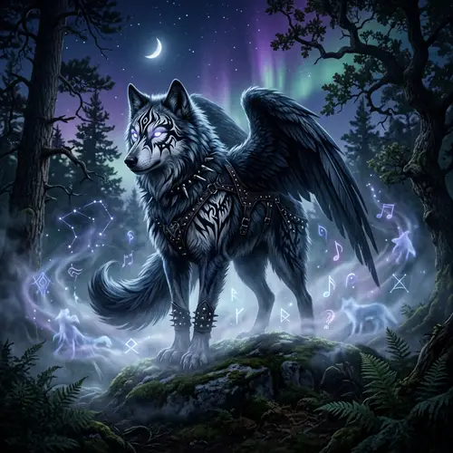 Enigmatic Mythical Creature with Dream-Like Powers