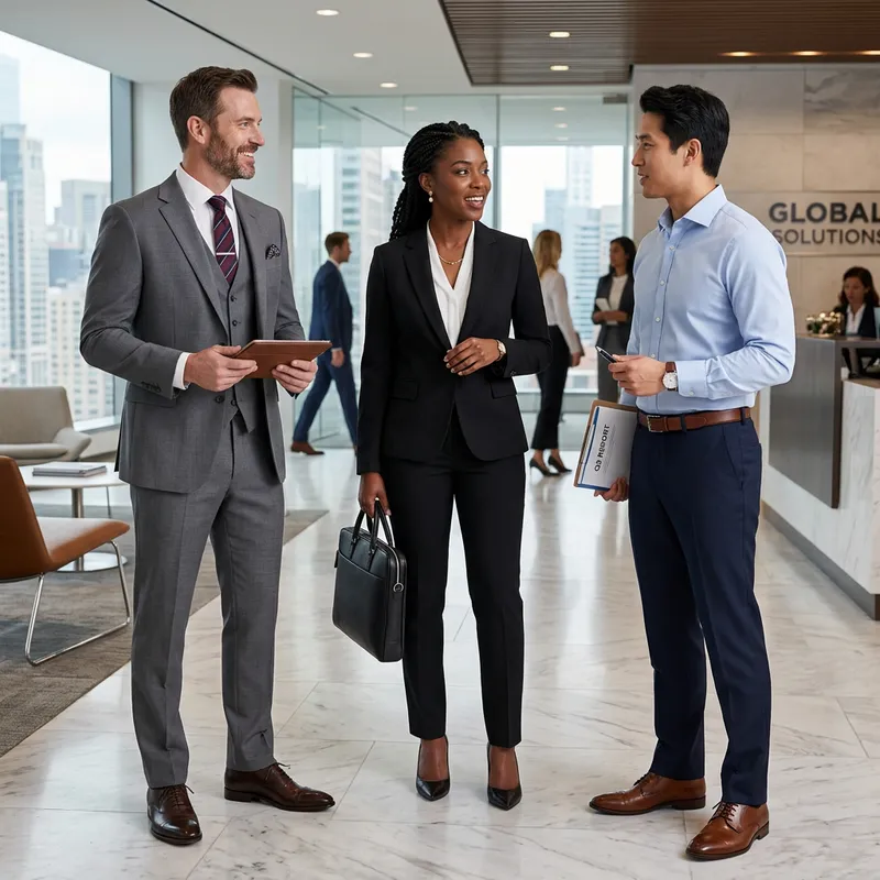 Elegant Business Attire for Professionals