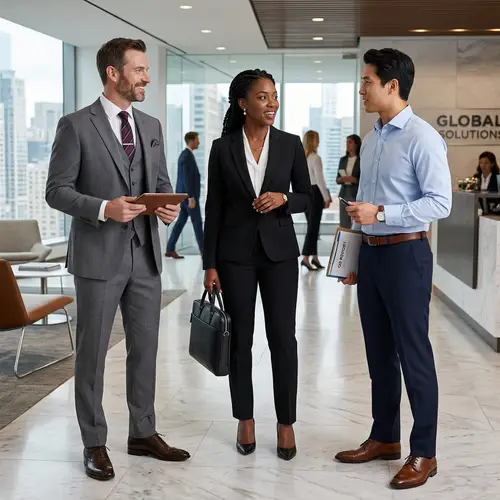 Elegant Business Attire for Professionals