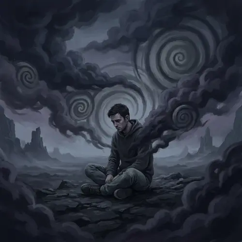 Man's Inner World in Depression: Overwhelming Emotions & Isolation