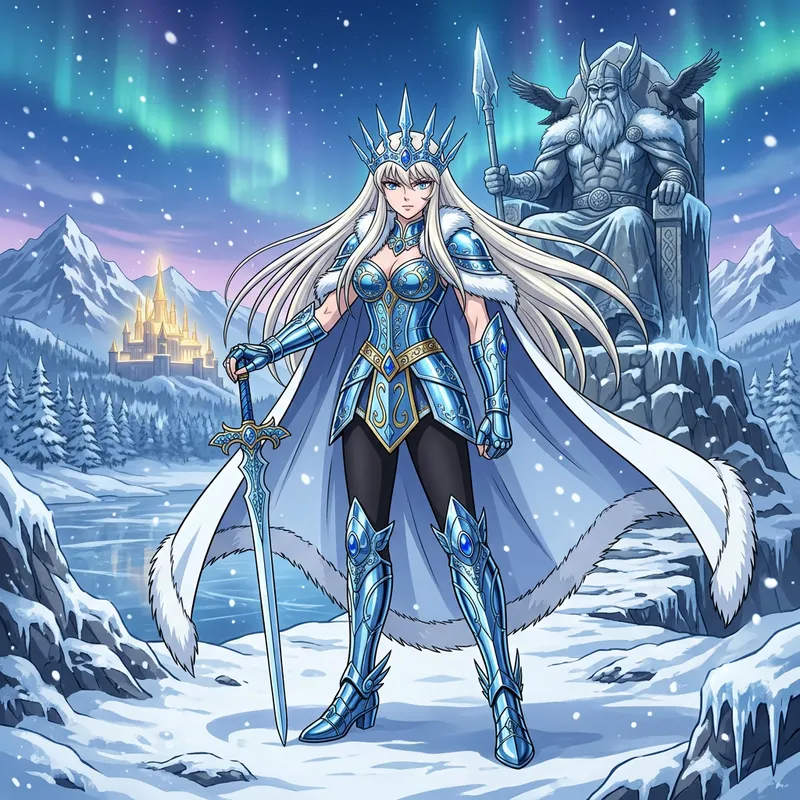 Hilda de Polaris: Winter Warrior in Saint Seiya