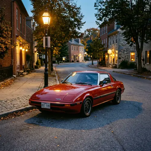 Mazda RX7: Classic Beauty on a Quiet Street