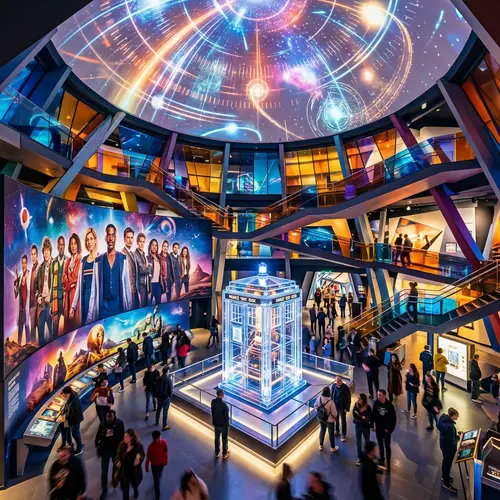 Futuristic Doctor Who Museum | Dynamic Architectural Photo