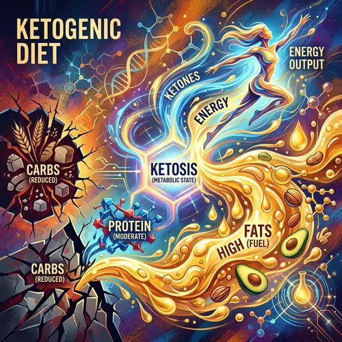 Abstract Keto Diet Concepts