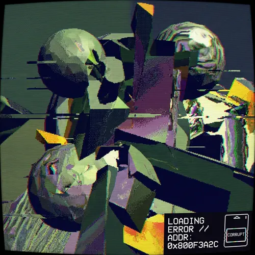 Pixelated Glitch Art of Abstract Subject | PS1 GameCube Aesthetic