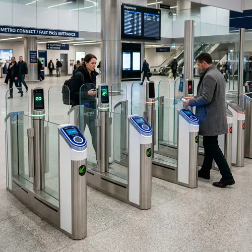 Modern Glass Turnstile Designs for Fast Pass Systems