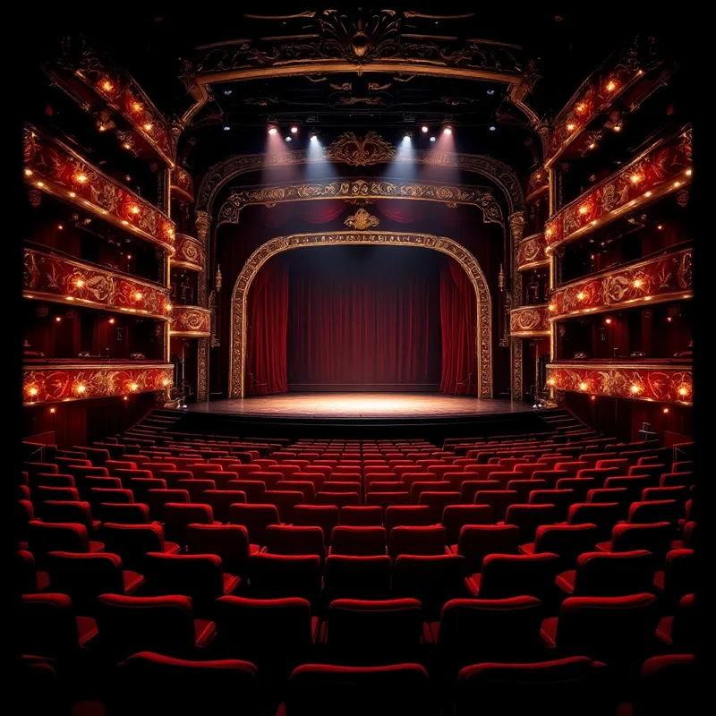 Vibrant Theatre Stage: A Performer’s Perspective