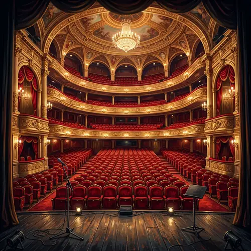 Vibrant Theatre Stage: A Performer’s Perspective