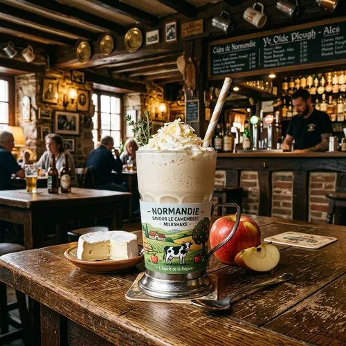 Camembert Cheese Milkshake - Authentic Normandy Experience