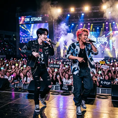 Baekhyun & Lucas: Stylish K-Pop Duo on Stage