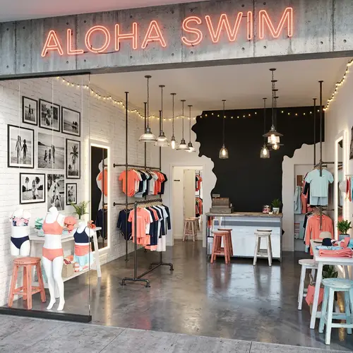 Aloha Swim | Children's Swimwear Retail Store Design