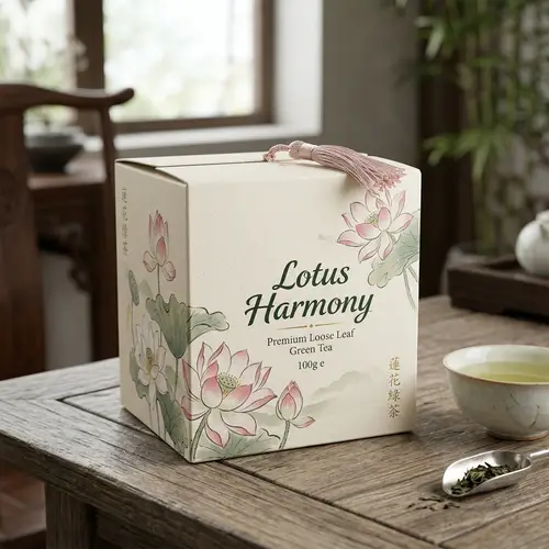 Delicate Lotus Asian Tea Package