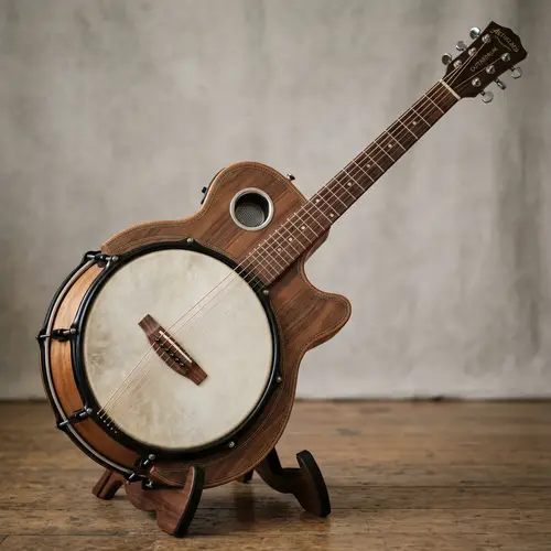 Unique Drum Guitar Hybrid Instrument - Melodic Rhythms